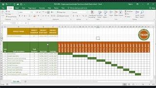 TECH-005 - Create a quick and simple Time Line (Gantt Chart) in Excel