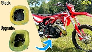 2023 Beta XTrainer Hard Enduro Build: $15 Air Filter Cage Upgrade!    3 Seas Recreation