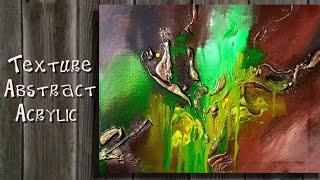 Mastering Texture Art: Vibrant ABSTRACT with ACRYLIC Color Mix