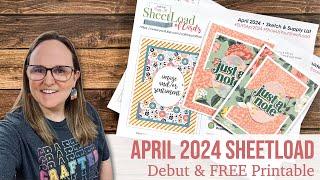 April 2024 SheetLoad of Cards | Debut & FREE Printable