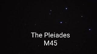 The Pleiades (M45) - British Astronomical Association Messier challenge