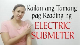 KAILAN ANG TAMANG PAG READING NG KURYENTE..