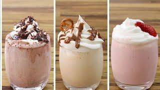 3 Easy Milkshake Recipe - How To Make Milkshake At Home