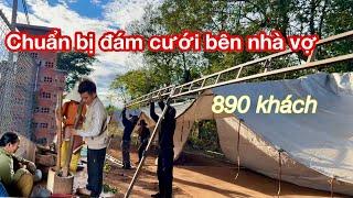 Một ngày ở nhà Vợ Chuẩn bị cho Ngày Đám cưới 28/12 Phụ Gia Đình Vào Bếp