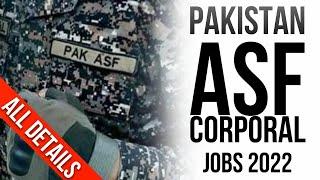 ASF Jobs 2022 Online Apply|ASF Corporal Written Test|ASF Corporal Jobs 2022 Criteria|Bukhari Speaks|