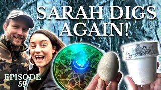 Valentines Dig With Sarah! Bottle Dump Digging + Mudlarking, Scotland, Fife, UK -Nr Edinburgh - Ep59