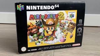 Mario Party 2 Unboxing ASMR - Nintendo 64