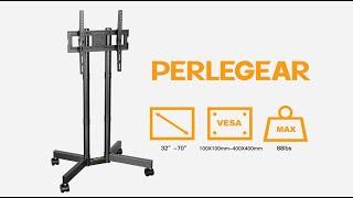 Step-By-Step Installation Guide for Perlegear PGTVMC14 Mobile TV Cart