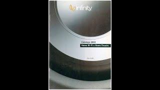 Infinity Speakers Catalogue 2003 ( Italian Language )