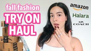 FALL FASHION TRY ON HAUL *amazon finds, bag charms, + more* | Jessica Melgoza