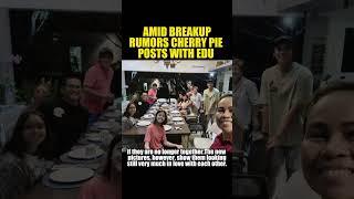 AMID BREAKUP RUMORSCHERRY PIE POSTS WITH EDU #cherrypiepicache #edumanzano #couple #breakuprumors