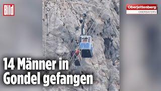 OBERBAYERN: Seilbahn-Defekt in luftiger Höhe