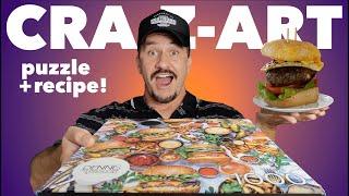 Burger Party jigsaw puzzle 1k & my burger recipe!