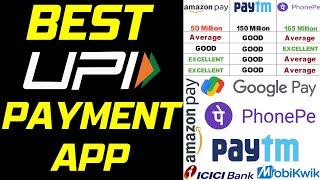 Best UPI Payment App | Gpay VS Phonepe VS Paytm VS Amazon pay VS Mobikwik