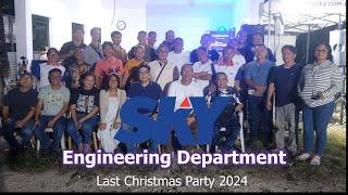 Sky Cebu Engineering Dept. Last Christmas Party 2024