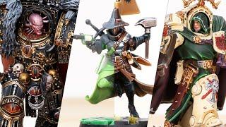 Painting primarchs, converting a Witch Hunter and more! (Warhammer Painting Showcase)