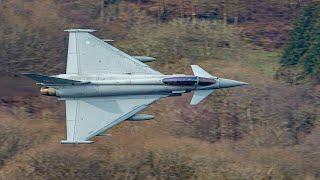 RAF TYPHOONS | A400M | RAF HAWKS | LOW LEVEL | LAKE DISTRICT | LFA17 | THIRLMERE |