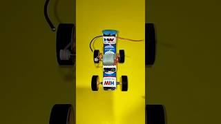 mini rc car with 9volt battery and pully belt how to make at home #viralvideo #diy #rccar #rcmodel