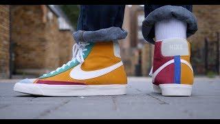 Nike Blazer Mid '77' Vintage Suede (Multi) Quick Look & On Feet