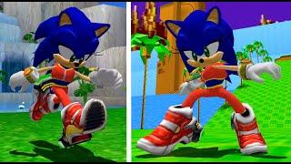 Trans Fem Sonic in Sonic Adventure 2