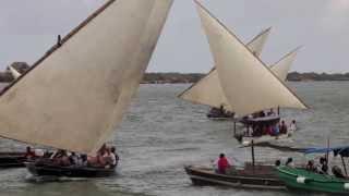 Dhow Sailing Regatta - Lamu August 2013 (Filmed by The Majlis Hotel)