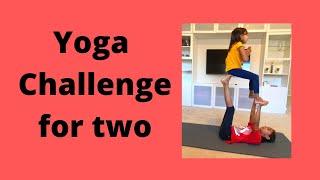 Yoga poses for 2 in 2020 - Part 3 | Kul sisters accept Partner Yoga challenge again | Yoga for kids|