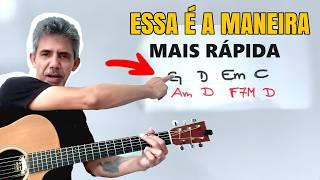 Sequência de acordes - A maneira mais rápida de aprender Violão - Prof. Sidimar Antunes
