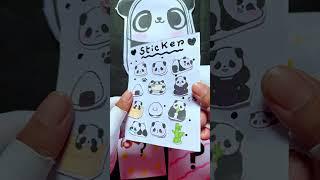 Paper diy/Panda school supplies blind bag/Blind bag paper/ASMR