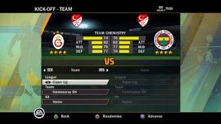 FIFA 11 (PS2) Gameplay - Galatasaray vs Fenerbahce SK