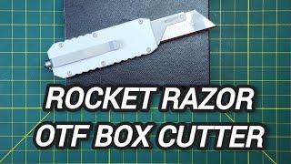 ROCKET RAZOR OTF AUTOMATIC BOX CUTTER, Recommended piece by a channel member doesn't disappoint.