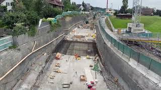 Der Bau des Autobahnzubringers Obfelden/Ottenbach im Zeitraffer