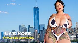 Evie Rose  American Plus Size Model | Curvy Model | Wiki Fact And Biography
