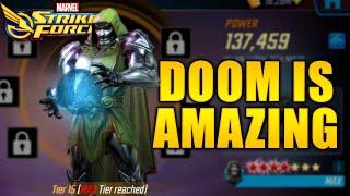 Maxed Doom Gameplay - AMAZING! - MARVEL Strike Force - MSF