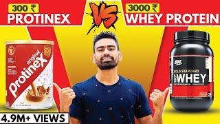 300 रु PROTINEX Vs 3000 रु WHEY PROTEIN (The Shocking Truth) | Fit Tuber Hindi