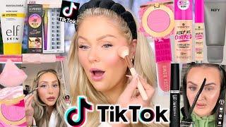 TESTING VIRAL MAKEUP TIKTOK MADE ME BUY  WORTH THE HYPE?! | KELLY STRACK