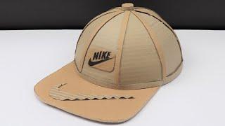 Diy | How To Make Nike Hat From Cardboard At Home