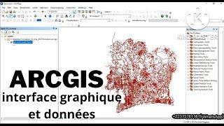 Comprendre l'interface d'ArcGIS, la recherche et l'ajout des données cartographiques