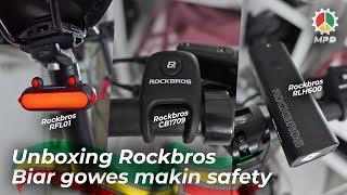 UNBOXING AKSESORIS SEPEDA DARI ROCKBROS BIAR GOWES SAFETY! #MAPEDA 29