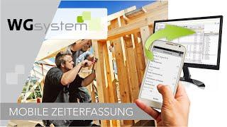 Mobile Zeiterfassung mit WGsystem