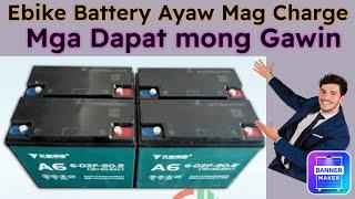 Ebike battery ayaw mag charge dapat Mong Gawin