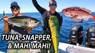 Catching Bottom Fish, Tuna, and Mahi Mahi