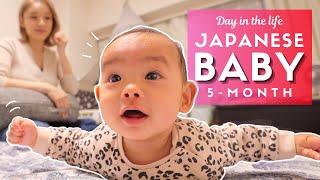 Day in the Life of a Japanese Baby 5-Month Old
