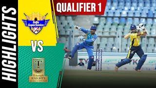 SoBo SuperSonics v Triumph Knights Mumbai North East | Qualifier 1 | T20 Mumbai 2018 | Highlights