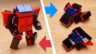 LEGO brick Triple Changer transformer robot tutorial RedMan #LEGO #MOC #レゴ変形ロボ #レゴアイデア #레고변신로봇