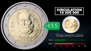 2 Euro 2013 Italy (VERDI) - commemorative coin │ Coin value, mintage, review