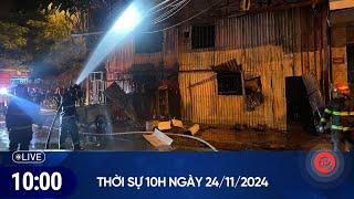 Thời sự 10h ngày 24/11: Cháy nhà 8 tầng ở Hà Nội, 7 người được hướng dẫn thoát nạn