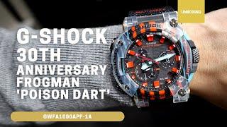 G-Shock 30th Anniversary Frogman 'Poison Dart' GWFA1000APF-1A #GWFA1000APF1A #gshock  #frogman