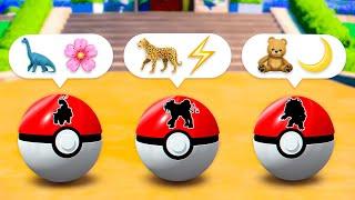 Choose Your Starter Pokemon ONLY Seeing Emojis!