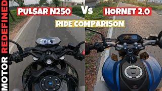 Finally 2024 Bajaj Pulsar N250 New Model Vs Honda Hornet 2 0 Ride Comparison Is Here | N250 BEST?
