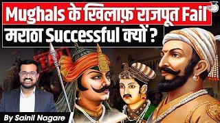 Why Maratha's succeeded and Rajput's Failed against Mughals ? | Explained | StudyIQ